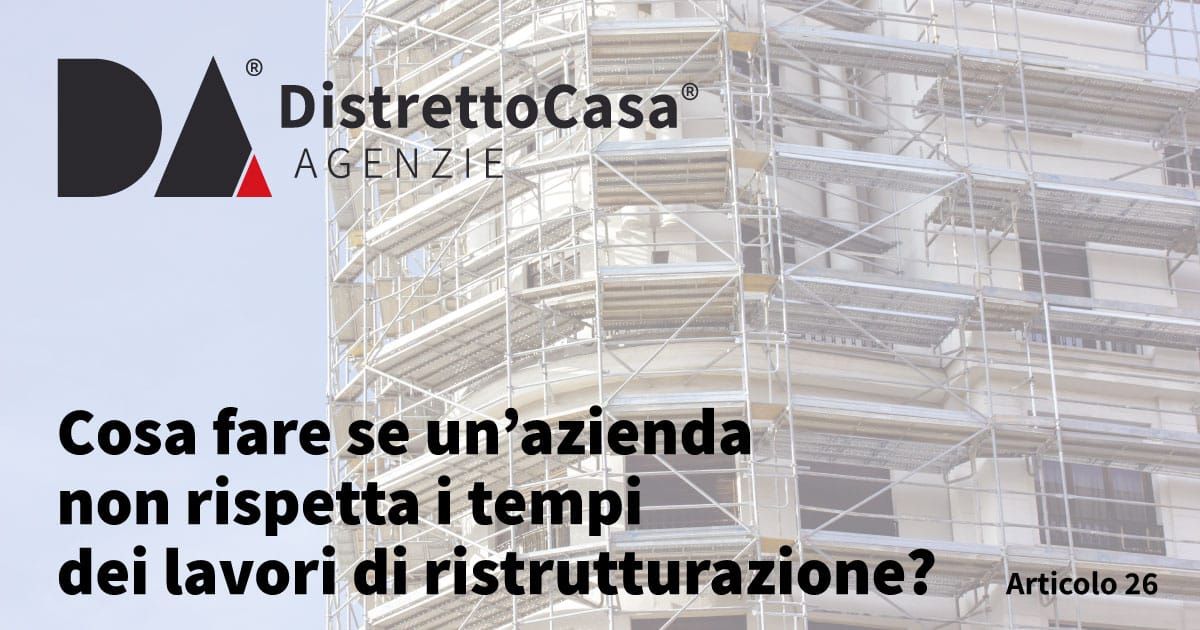 tempi dei lavori di ristrutturazione